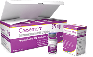 CRESEMBA 372 mg vial and packaging